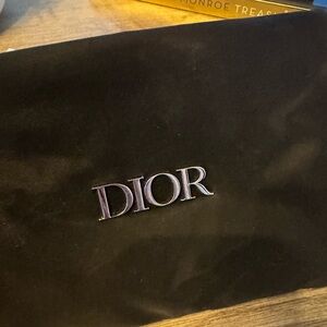 Dior Black Cosmetic Bag